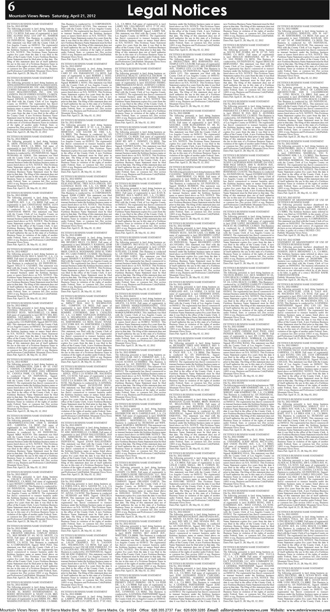 MVNews this week:  Page B-6