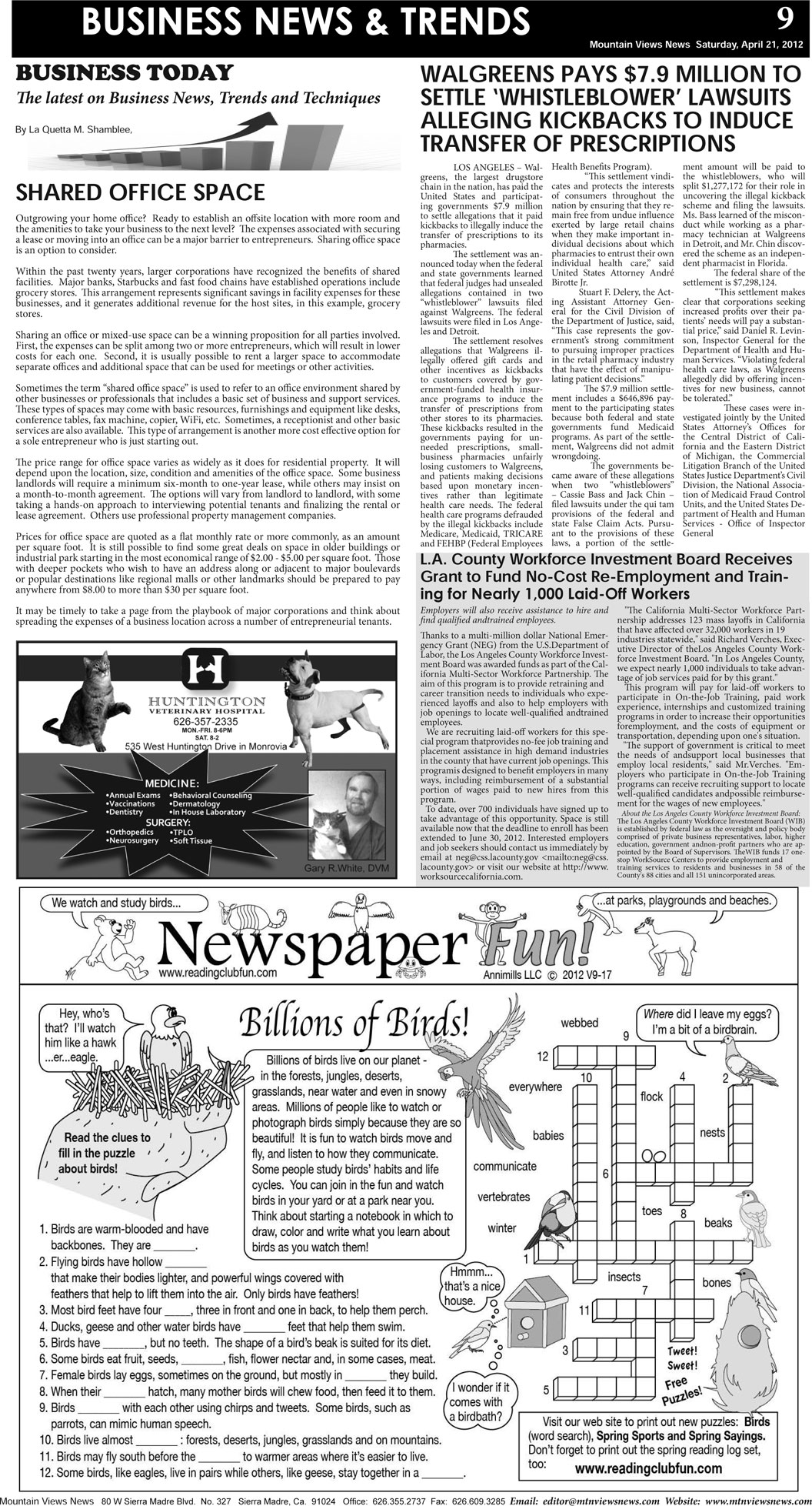 MVNews this week:  Page B-9