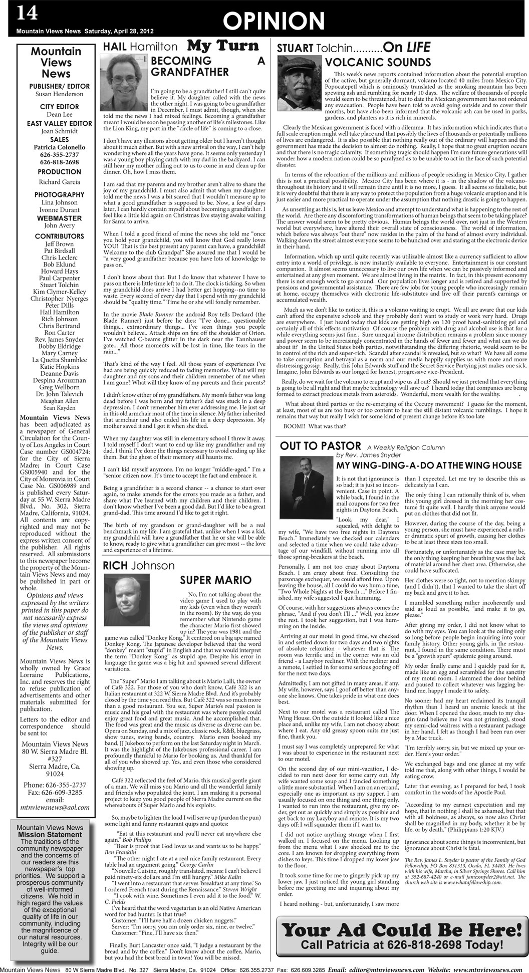 MVNews this week:  Page 14