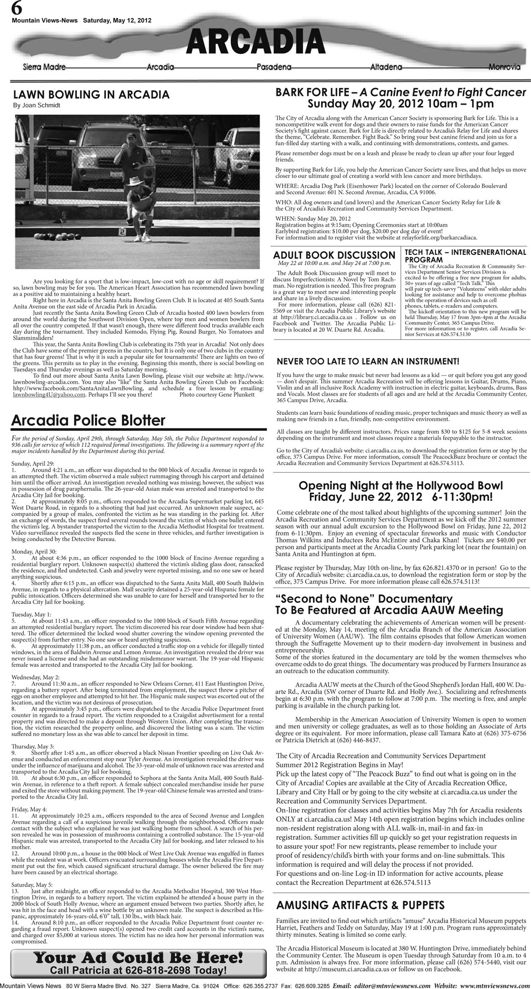 MVNews this week:  Page 6