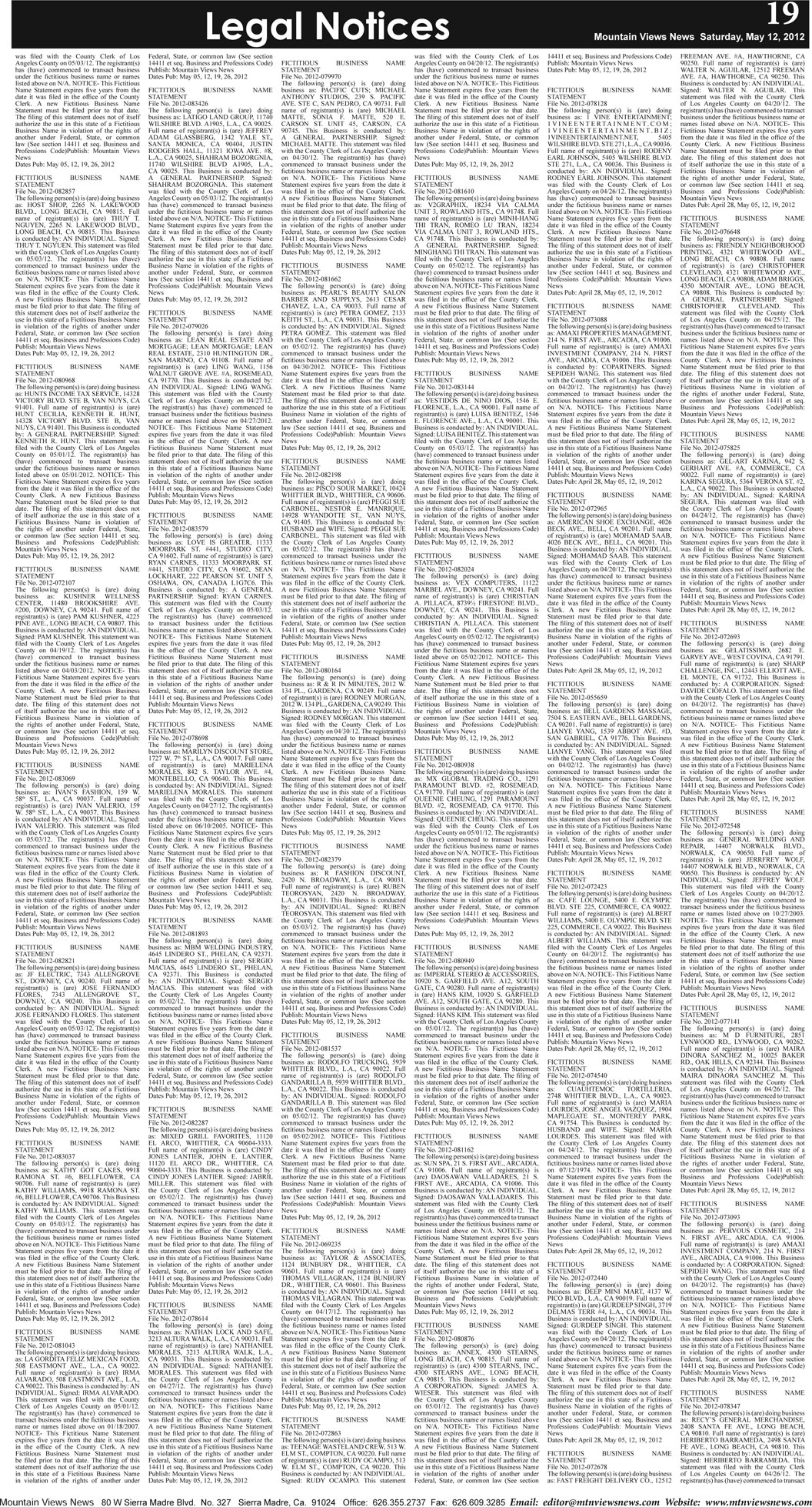 MVNews this week:  Page 19