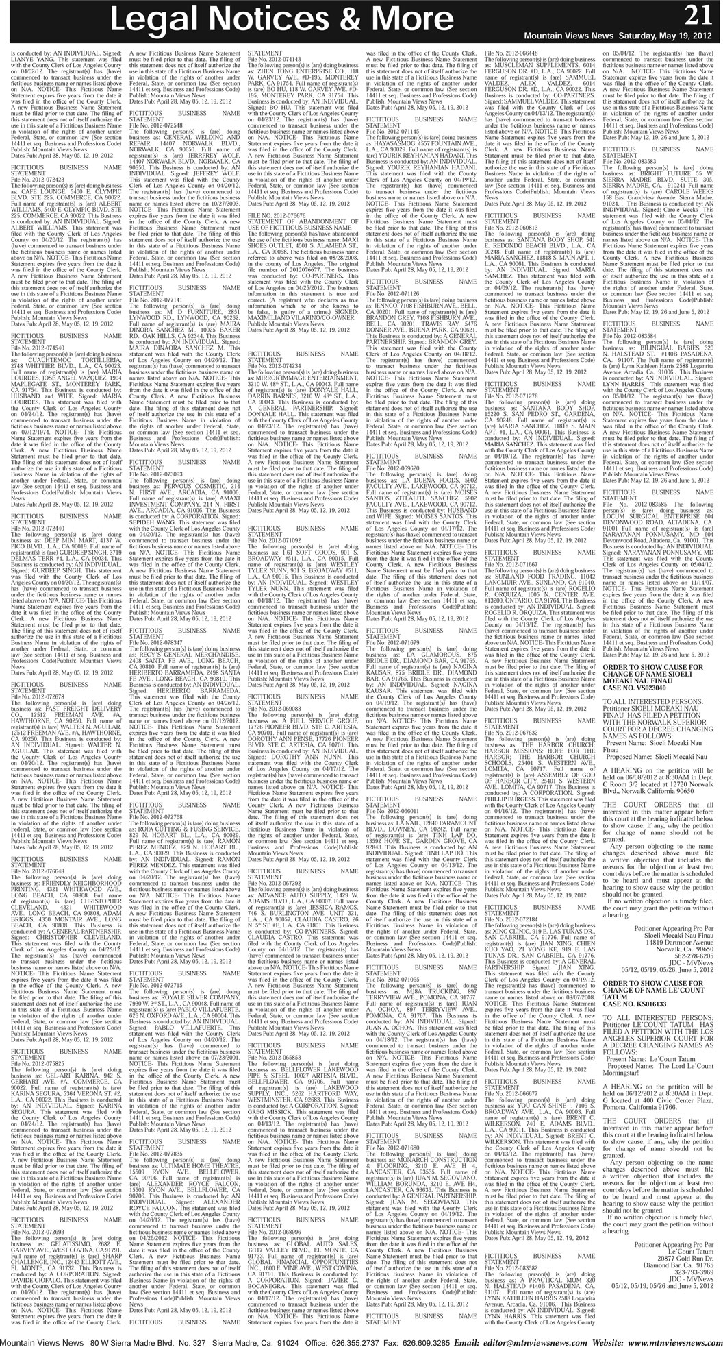 MVNews this week:  Page 21