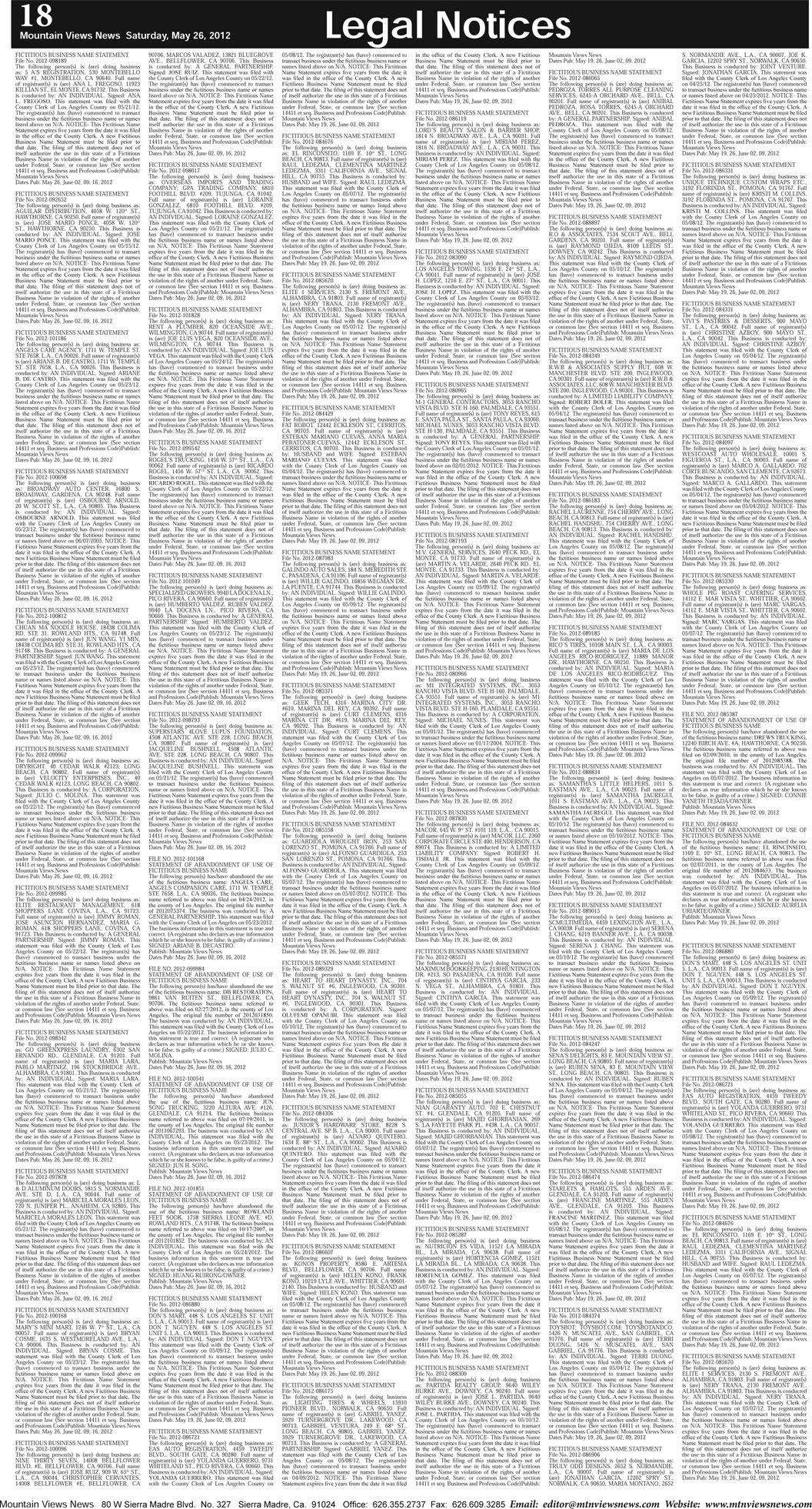 MVNews this week:  Page 18