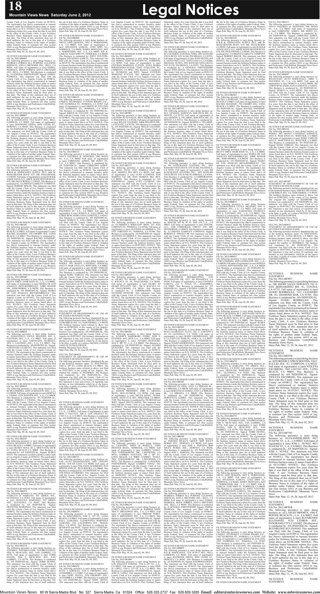 MVNews this week:  Page 18