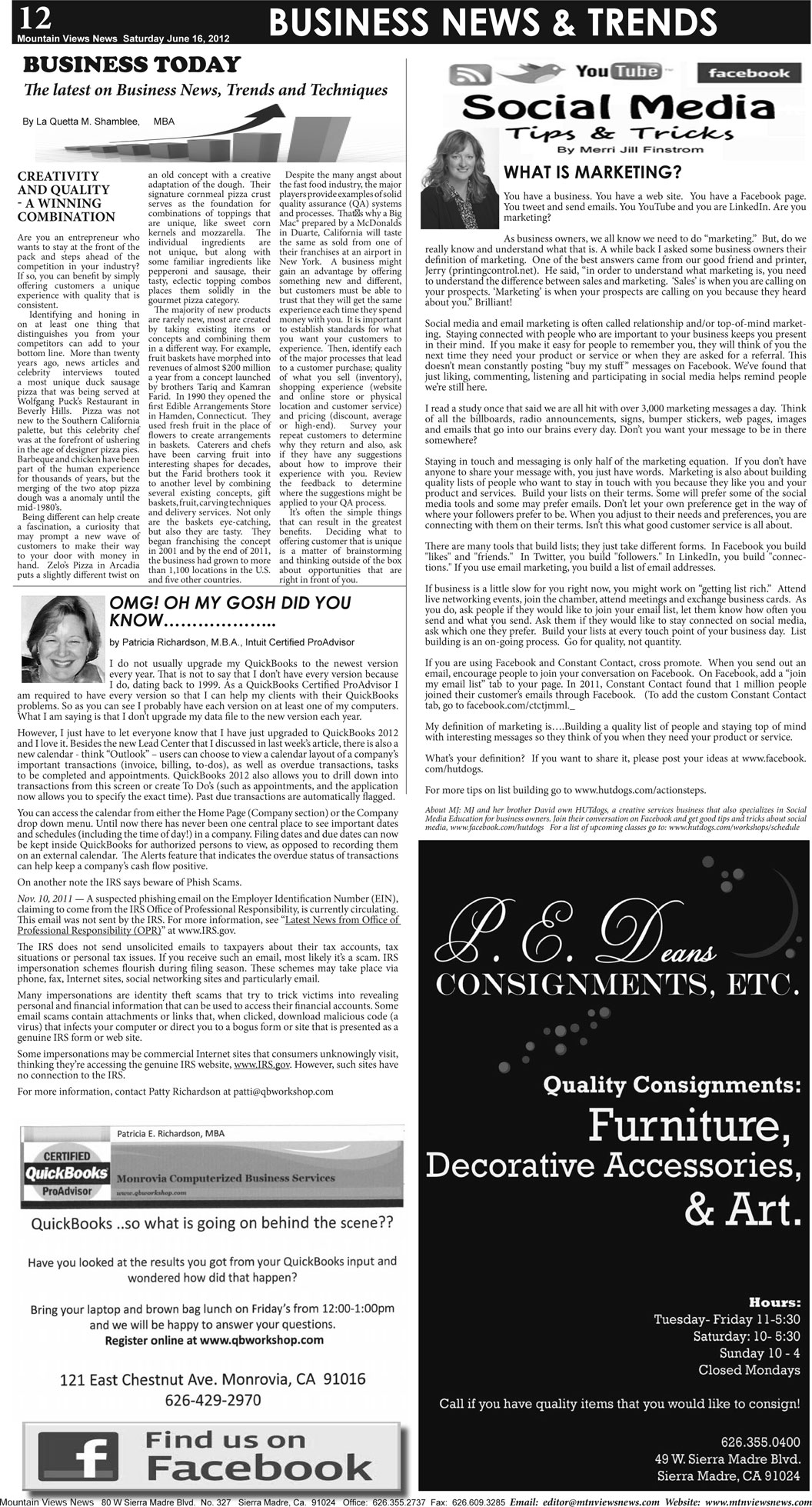 MVNews this week:  Page 12