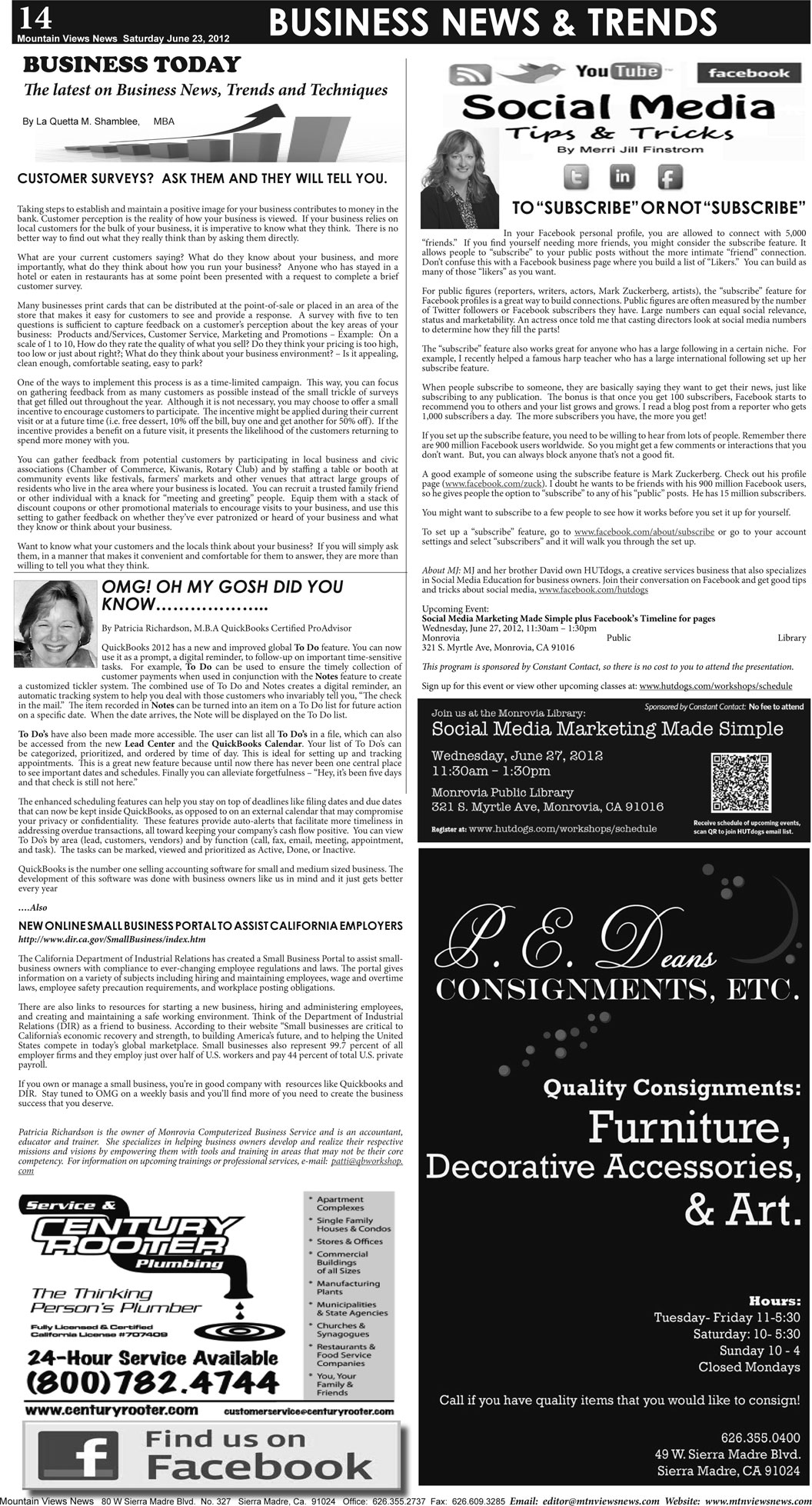 MVNews this week:  Page 14