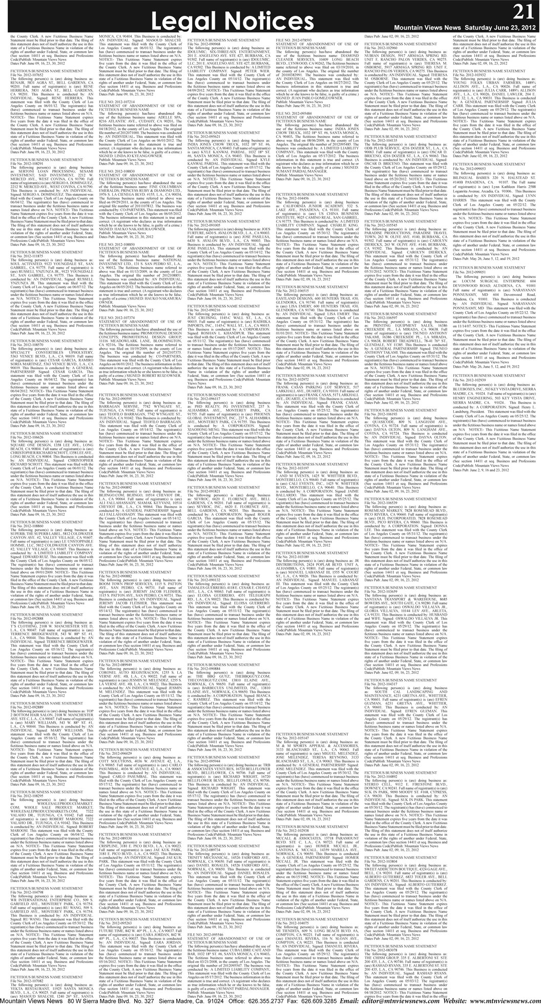 MVNews this week:  Page 21