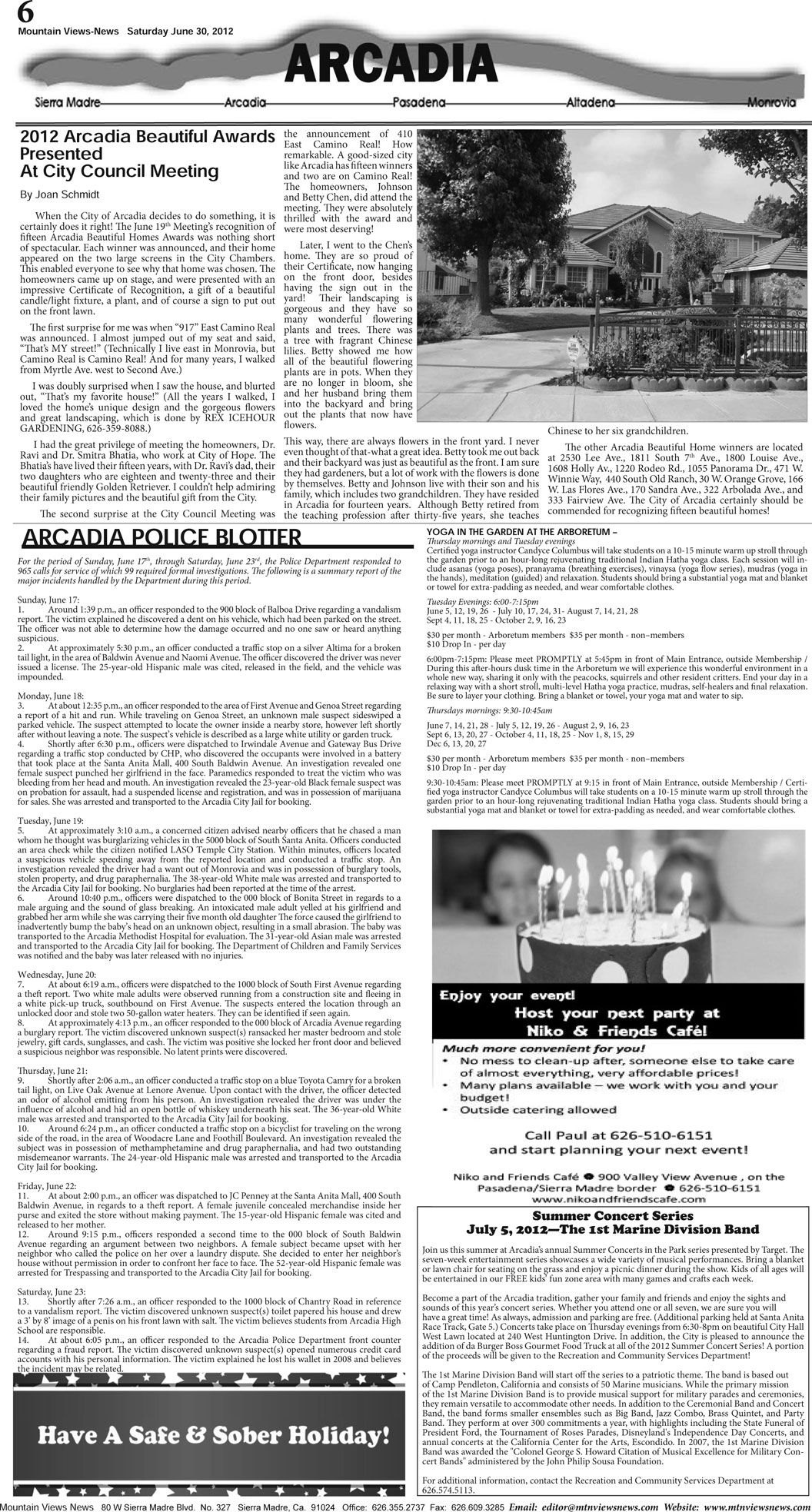 MVNews this week:  Page A-6