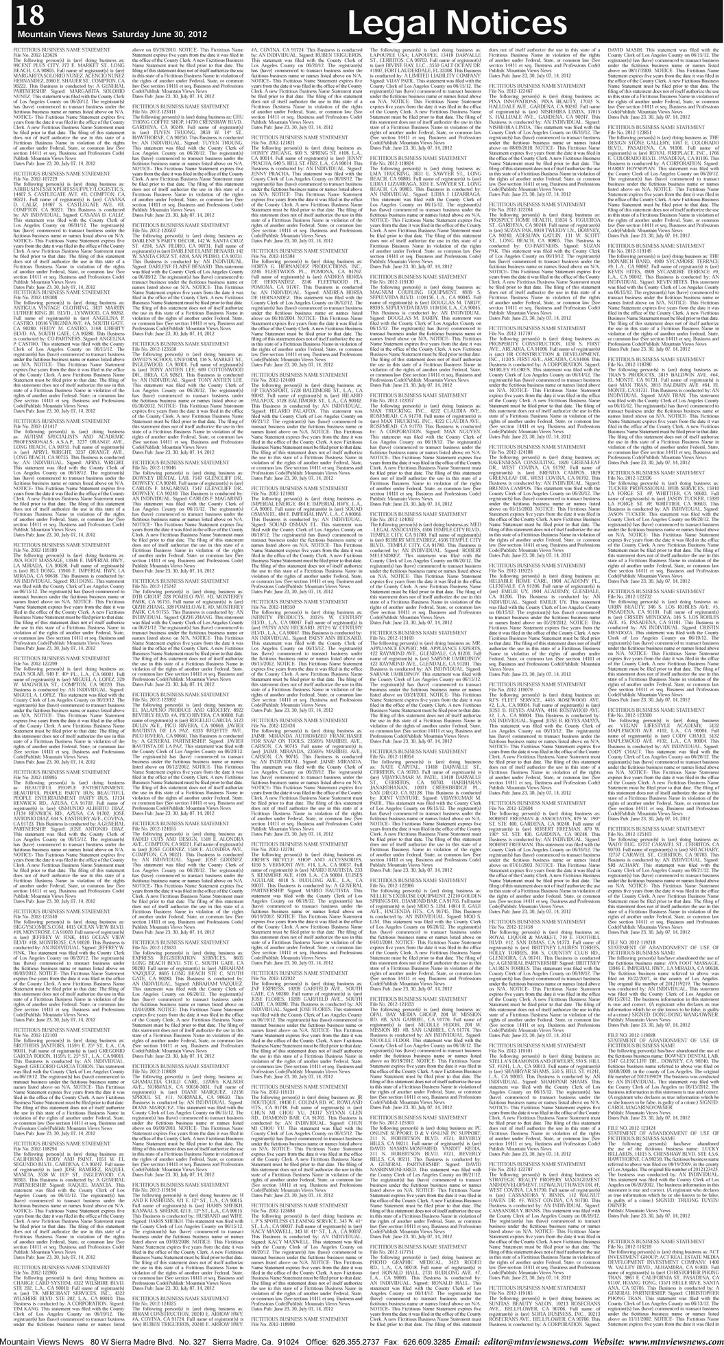 MVNews this week:  Page A-18