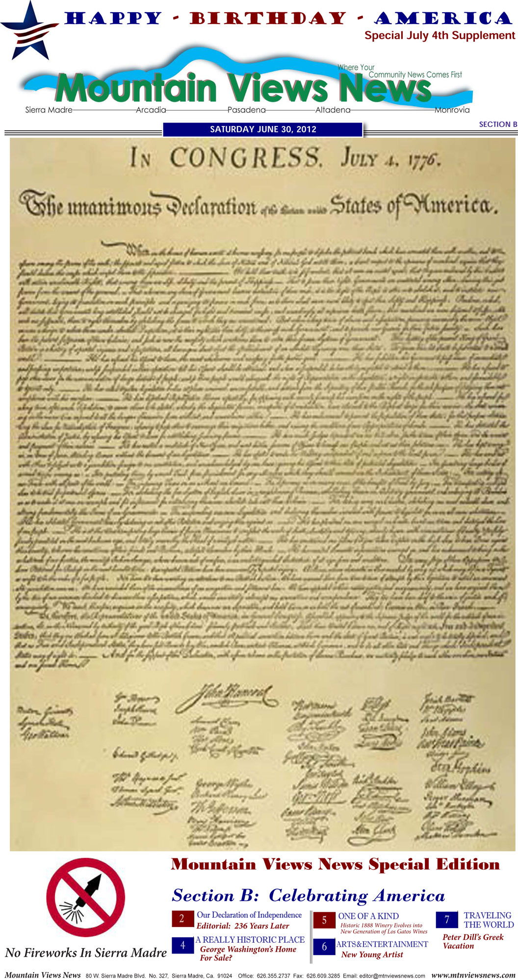 MVNews this week:  Page B-1