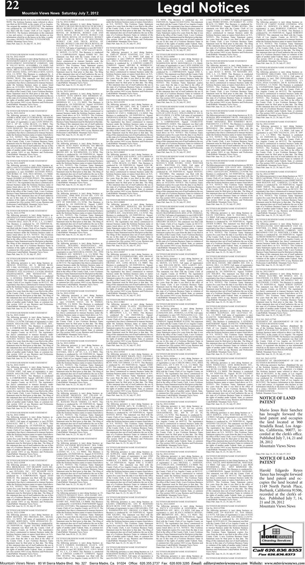 MVNews this week:  Page 22