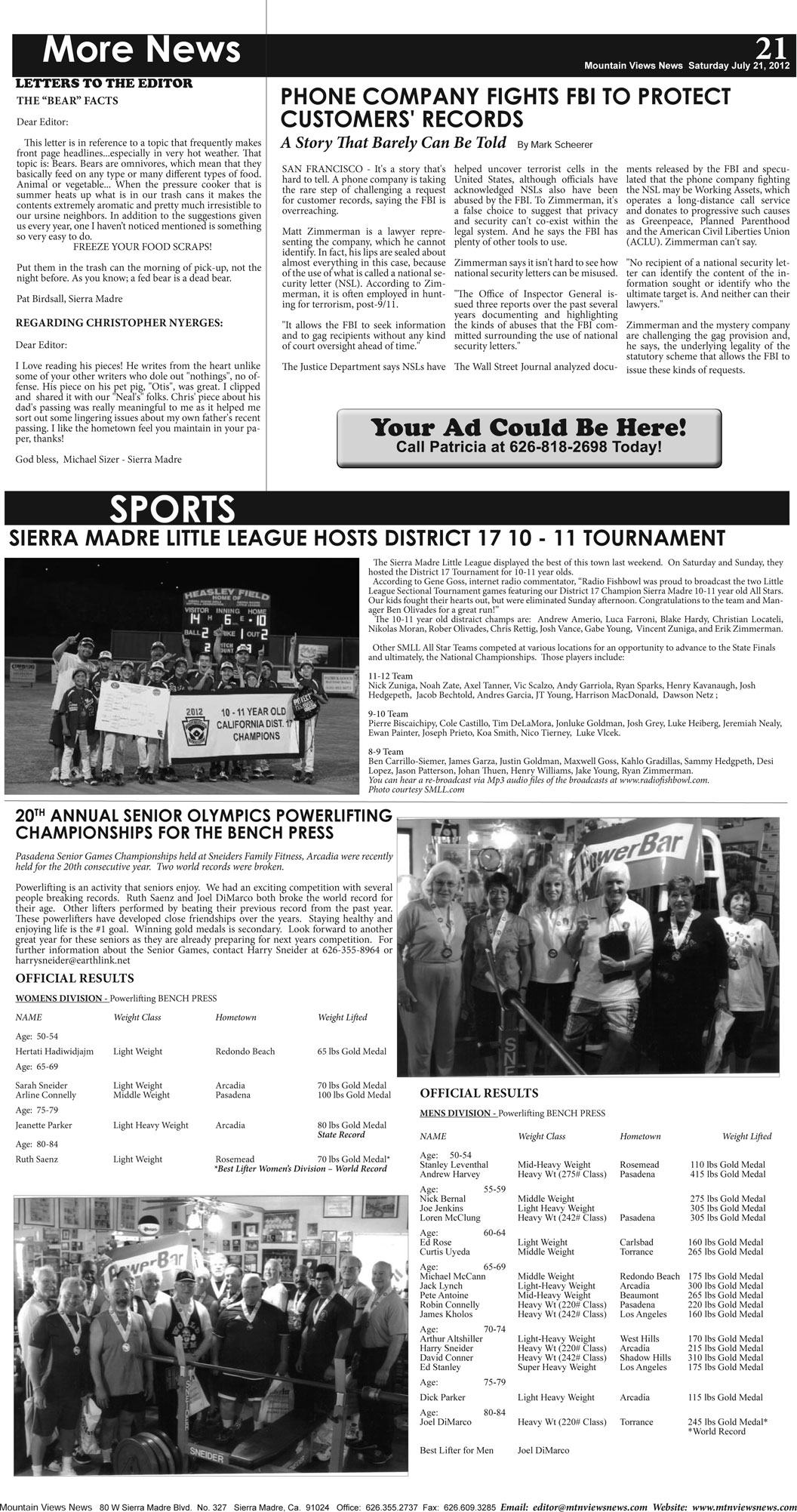 MVNews this week:  Page 21