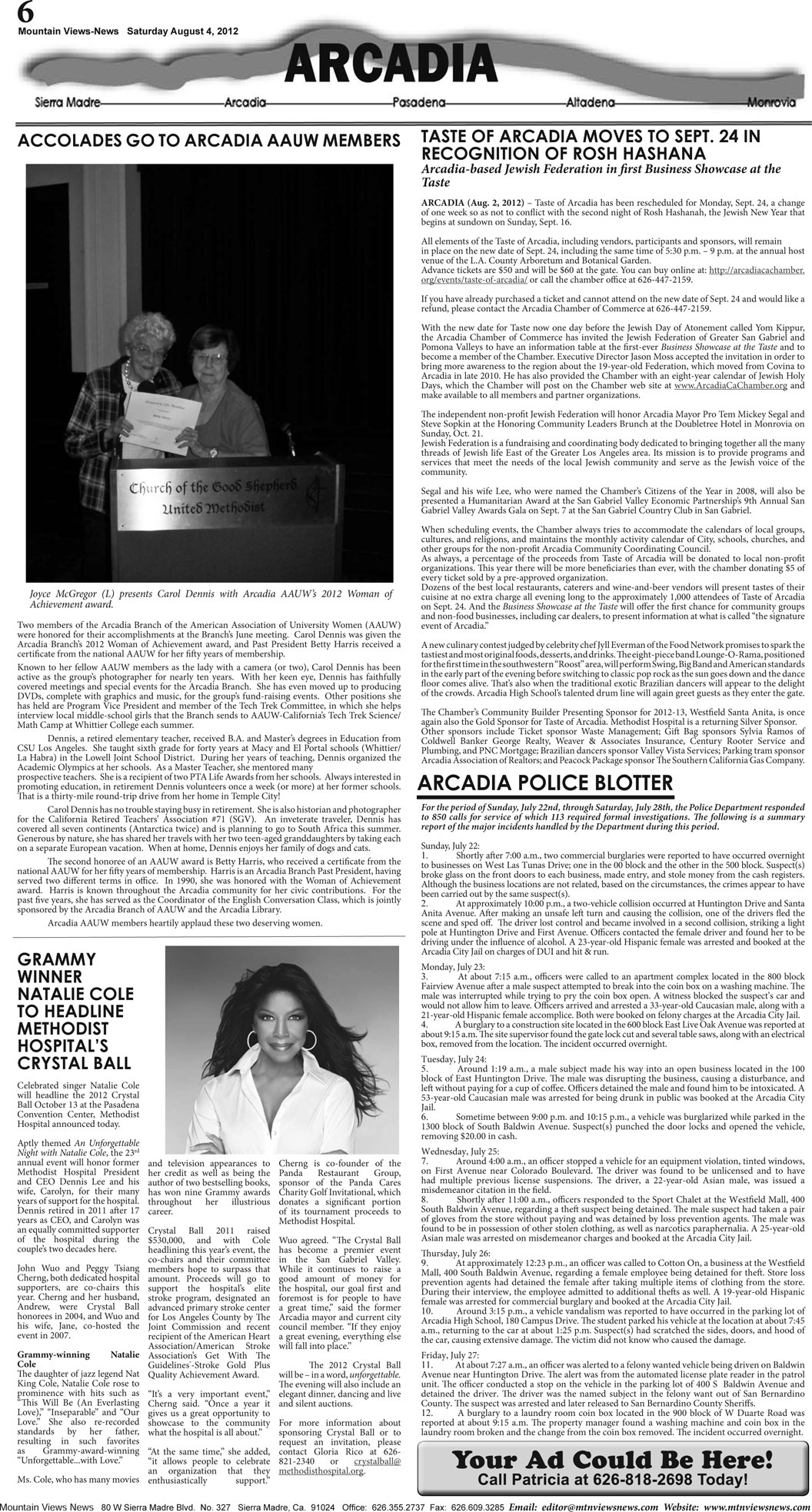 MVNews this week:  Page 6