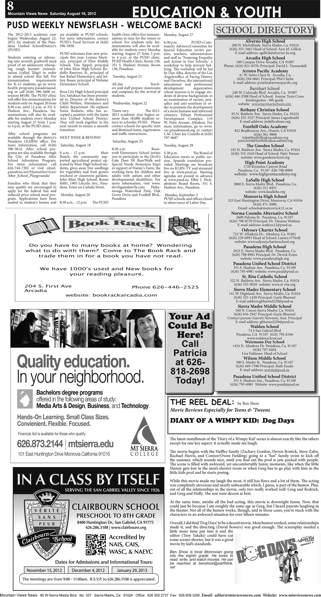 MVNews this week:  Page 8