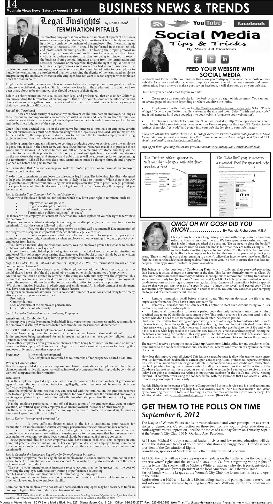 MVNews this week:  Page 14