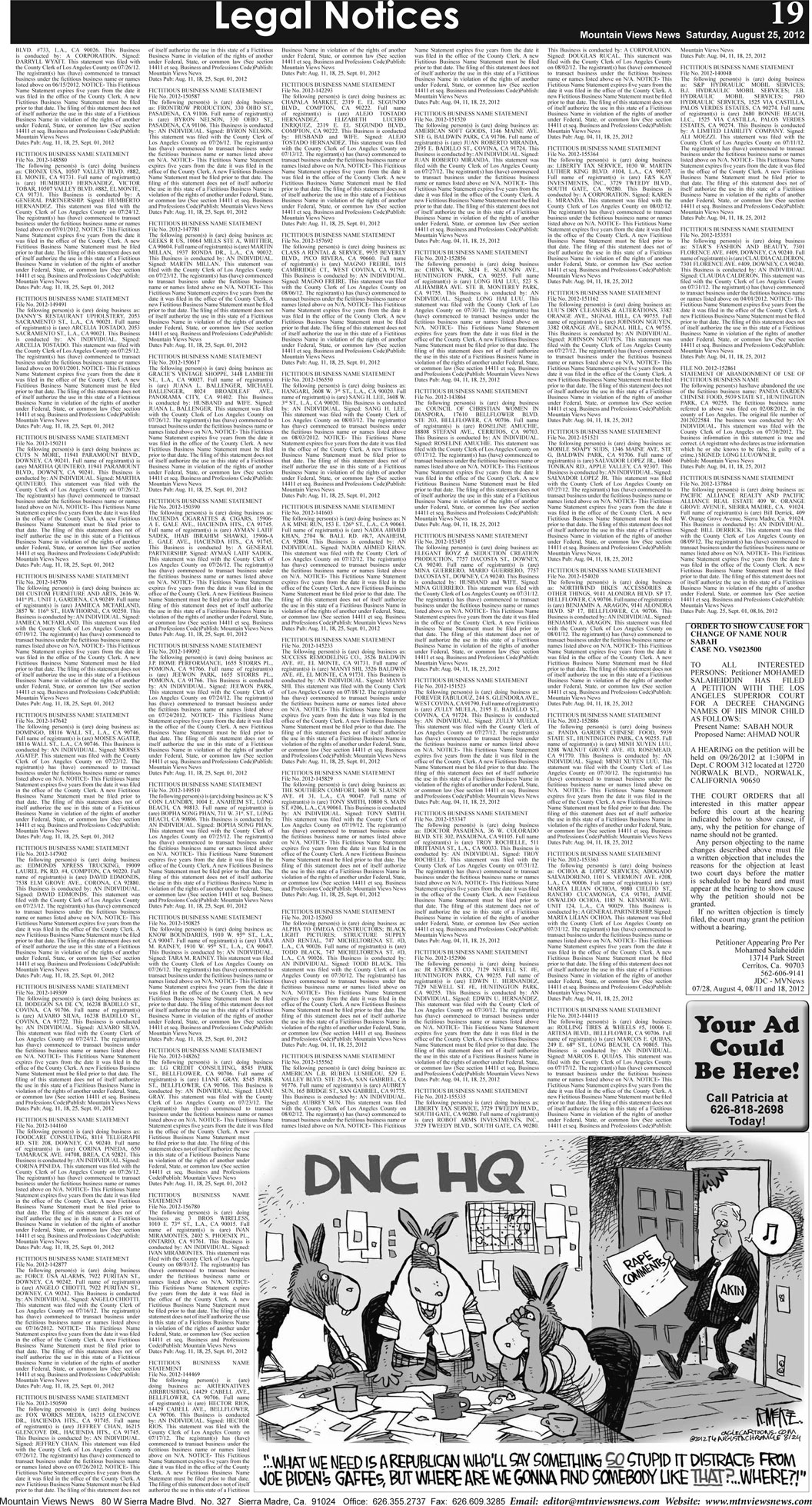 MVNews this week:  Page 19