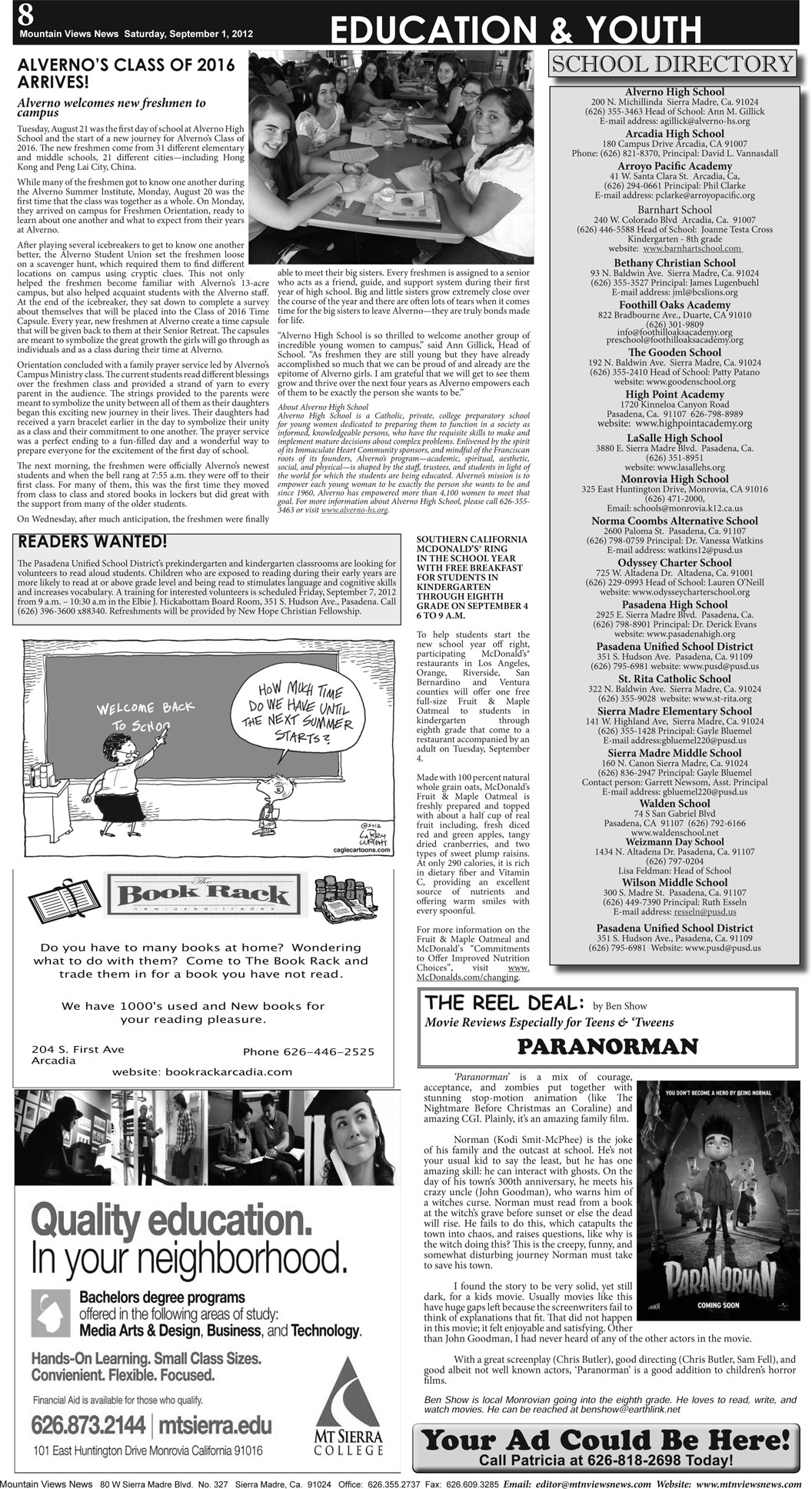 MVNews this week:  Page 8