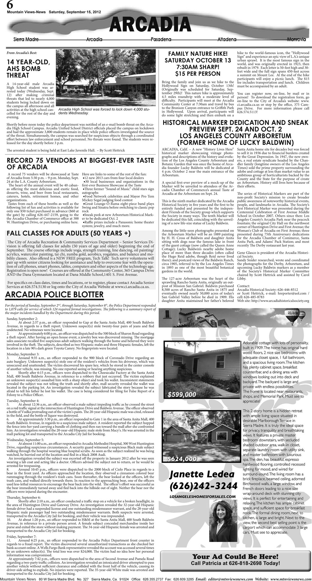 MVNews this week:  Page 6