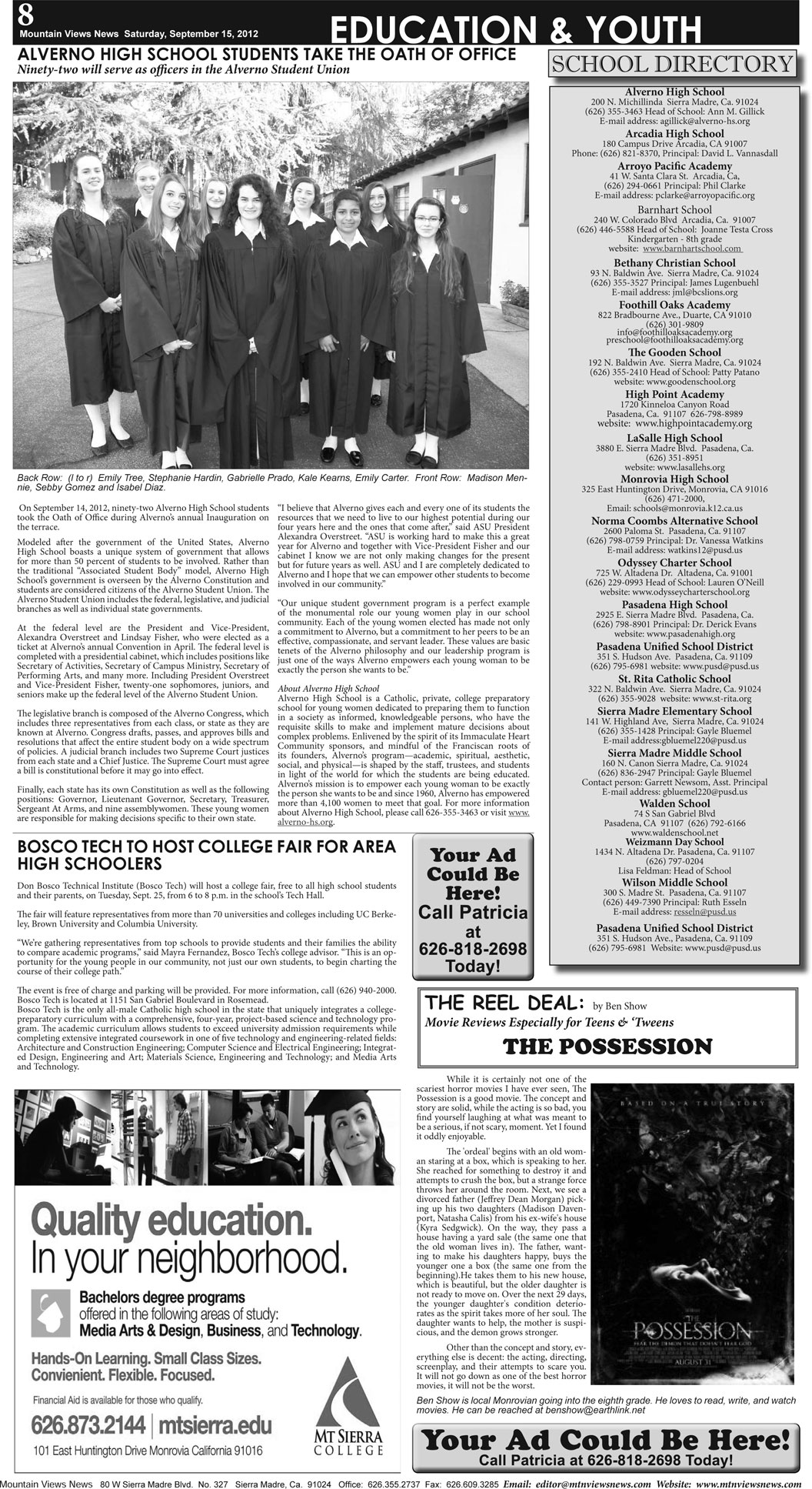 MVNews this week:  Page 8