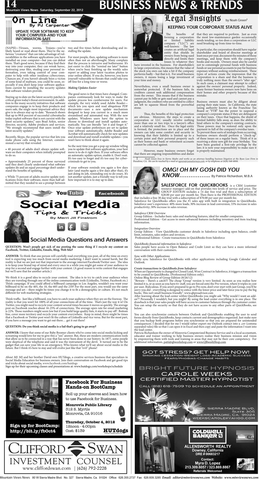 MVNews this week:  Page 14