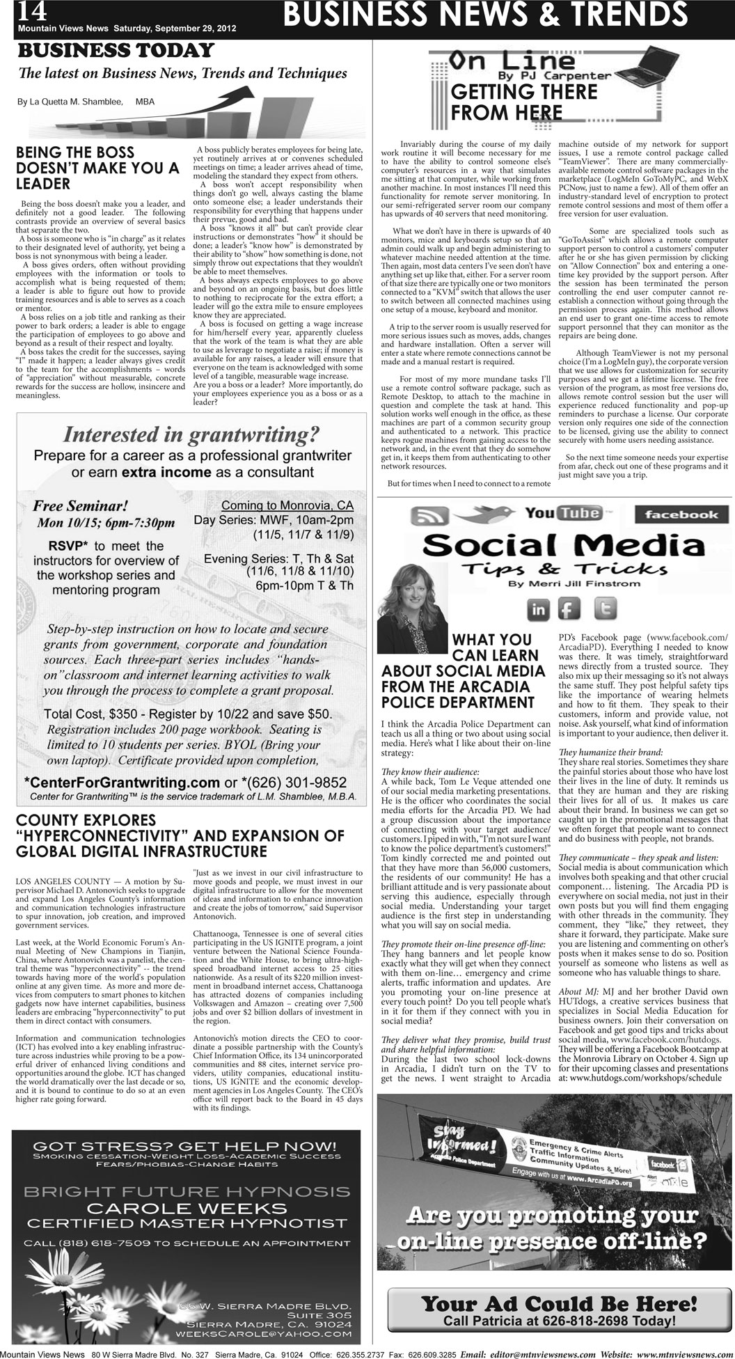 MVNews this week:  Page 14