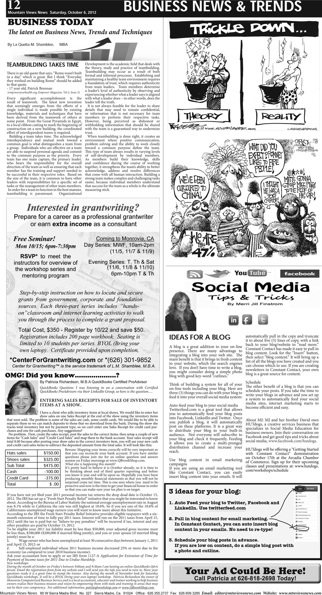 MVNews this week:  Page 12