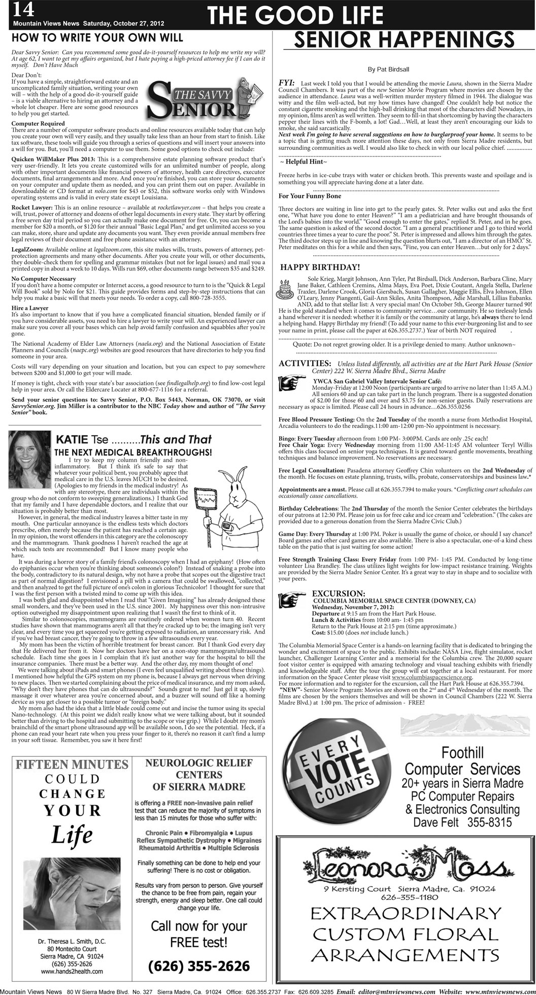 MVNews this week:  Page 14