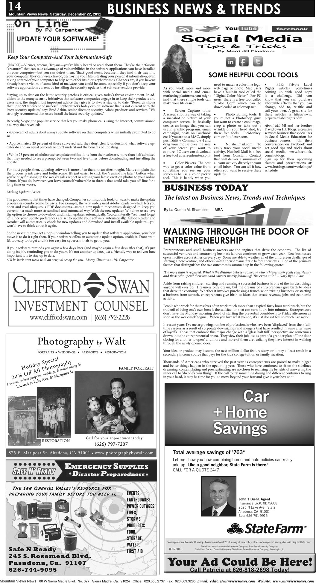 MVNews this week:  Page 14
