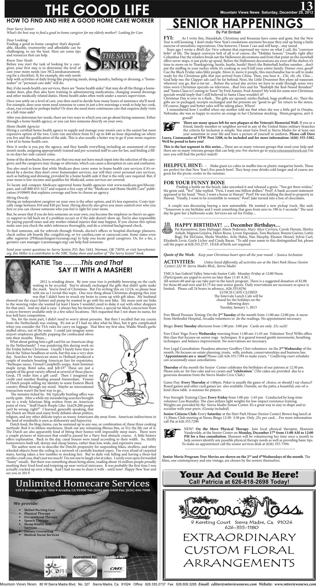 MVNews this week:  Page 13