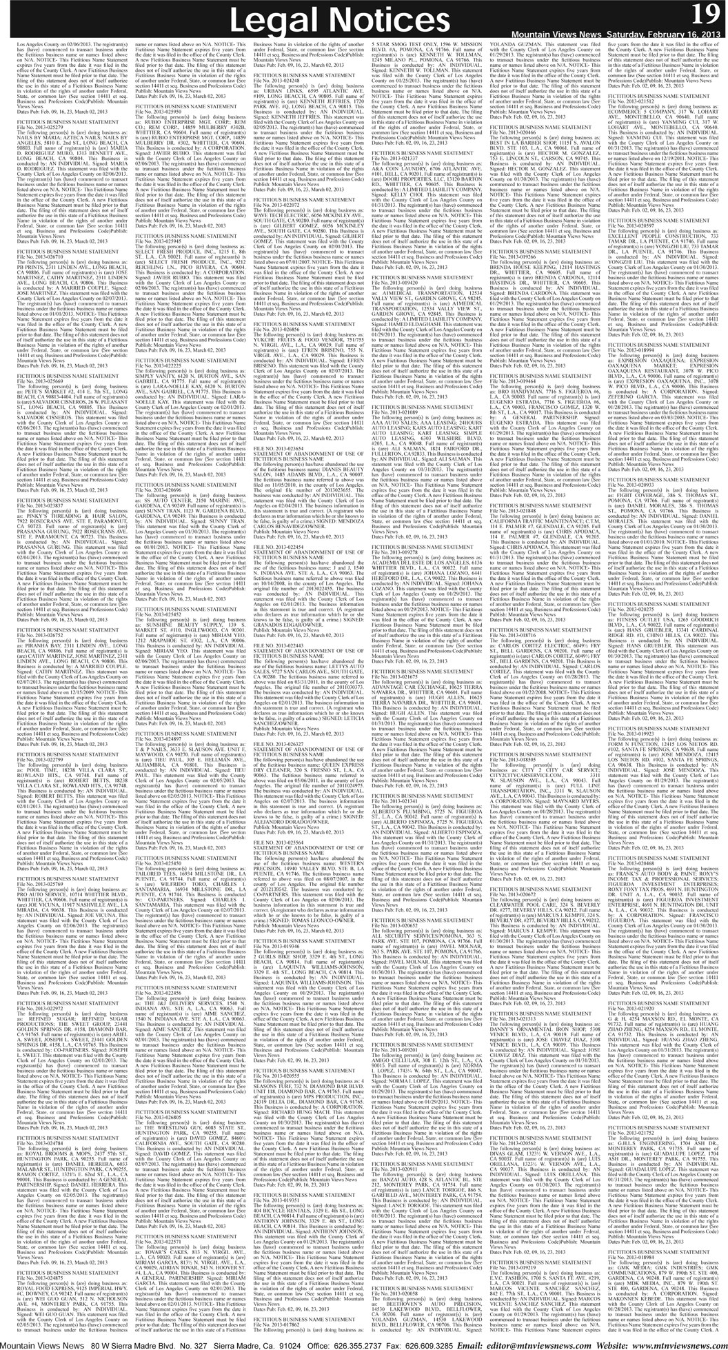 MVNews this week:  Page 19