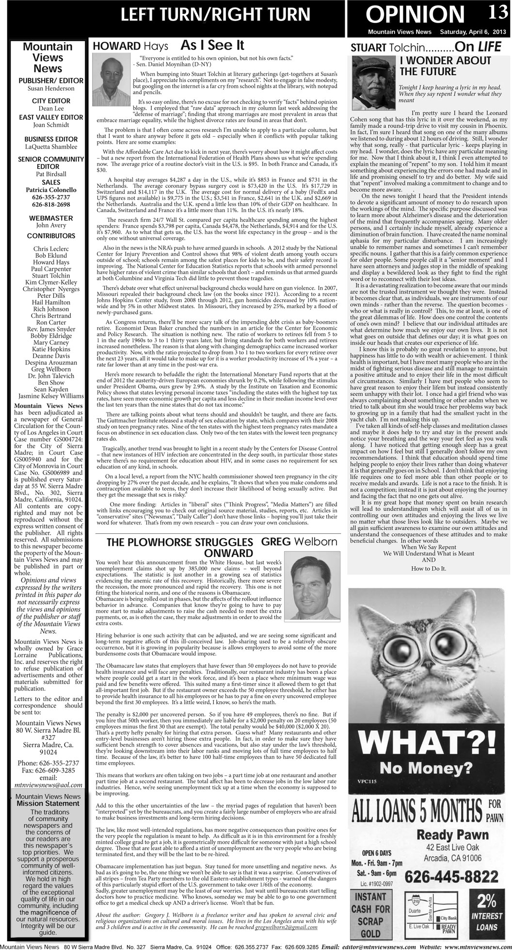 MVNews this week:  Page 13