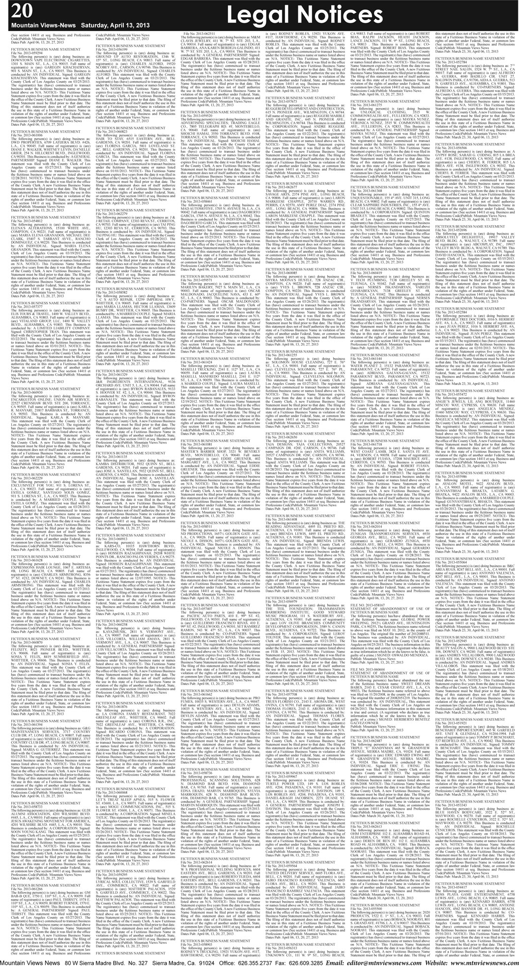 MVNews this week:  Page 20