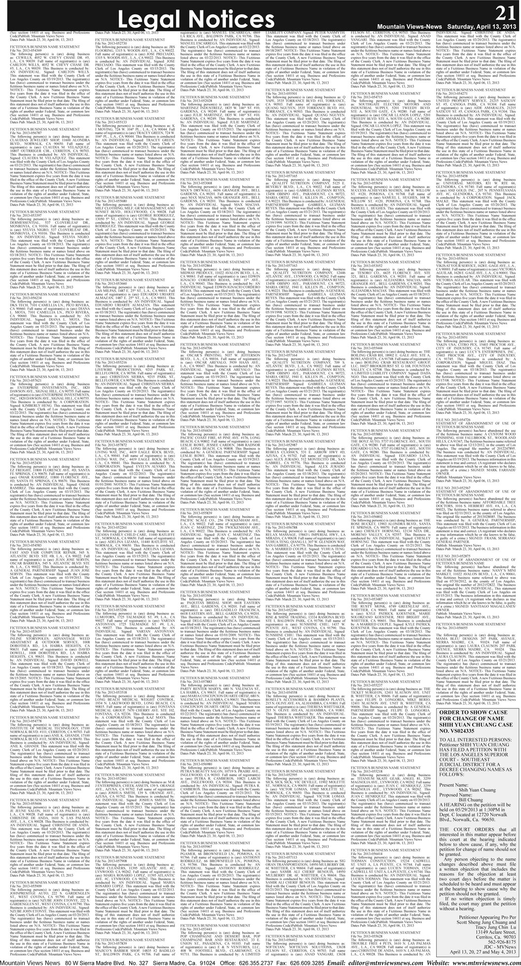 MVNews this week:  Page 21