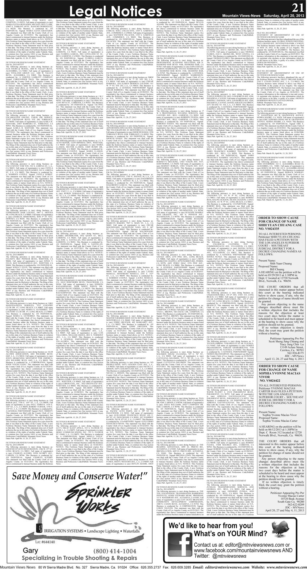 MVNews this week:  Page 21