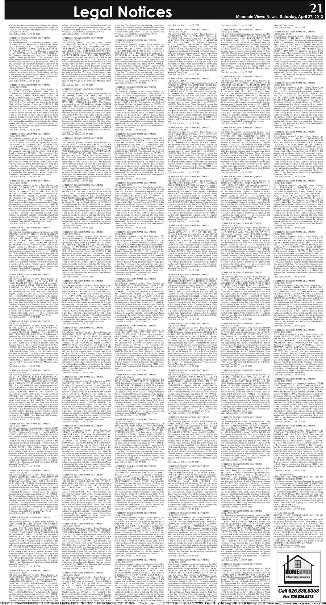 MVNews this week:  Page 21