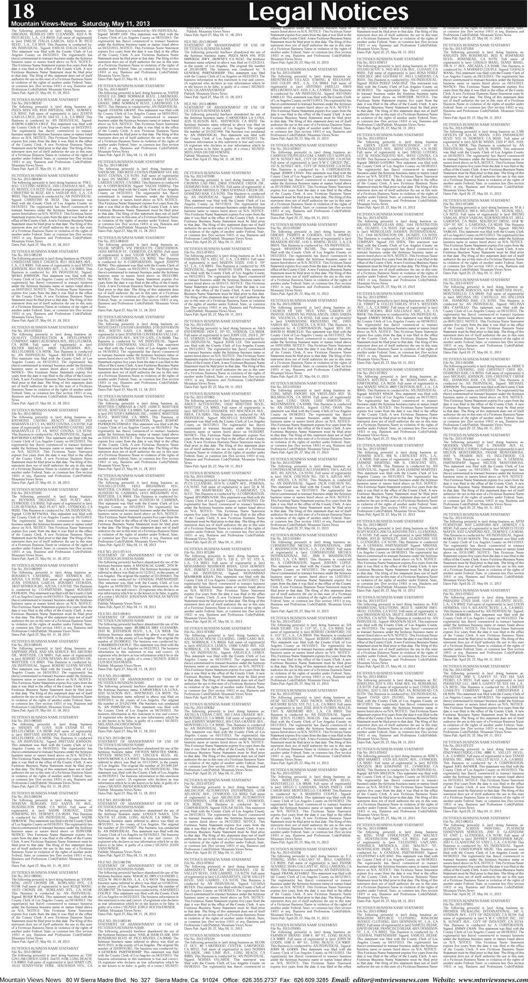 MVNews this week:  Page 18