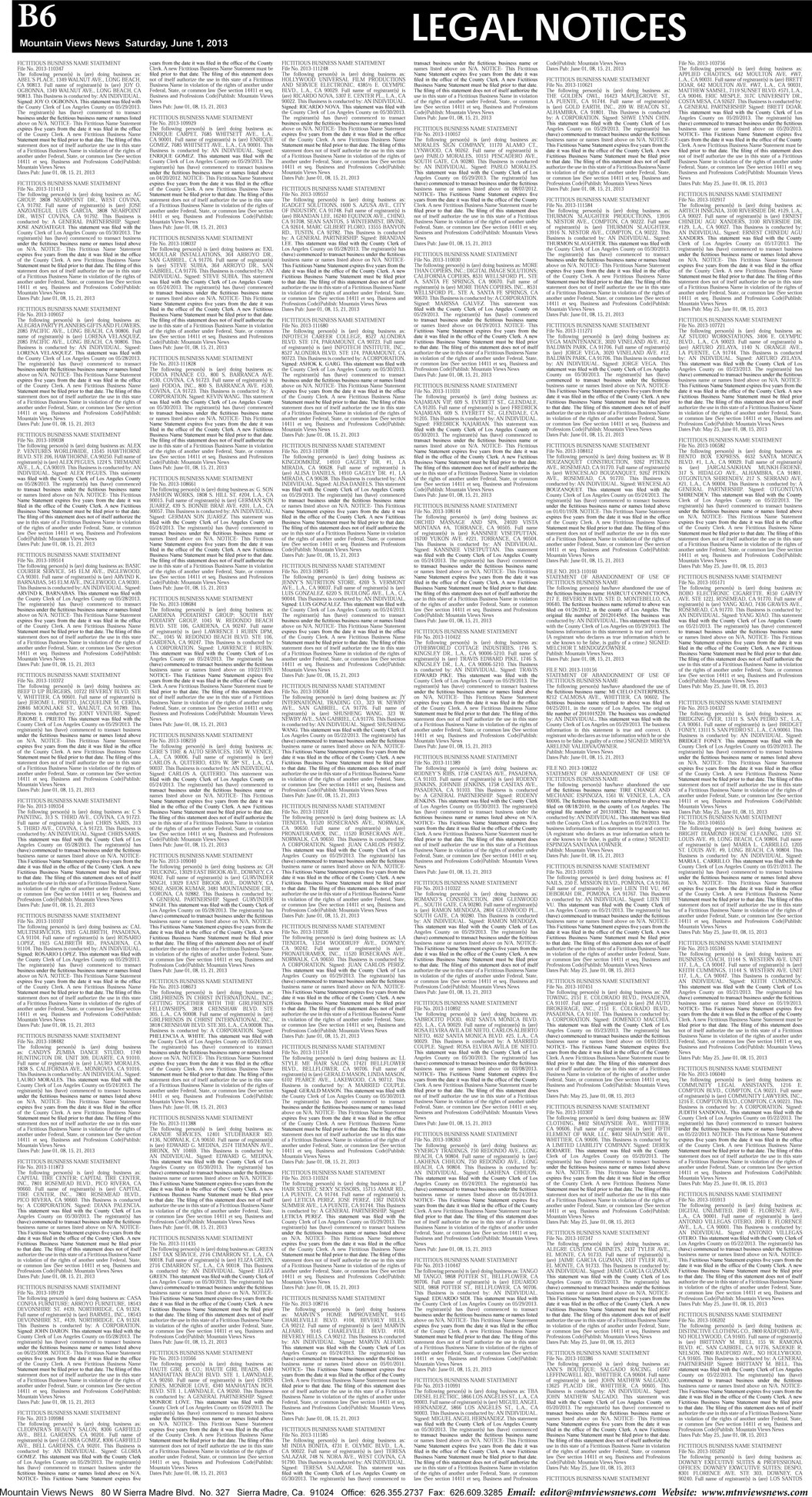 MVNews this week:  Page B:6