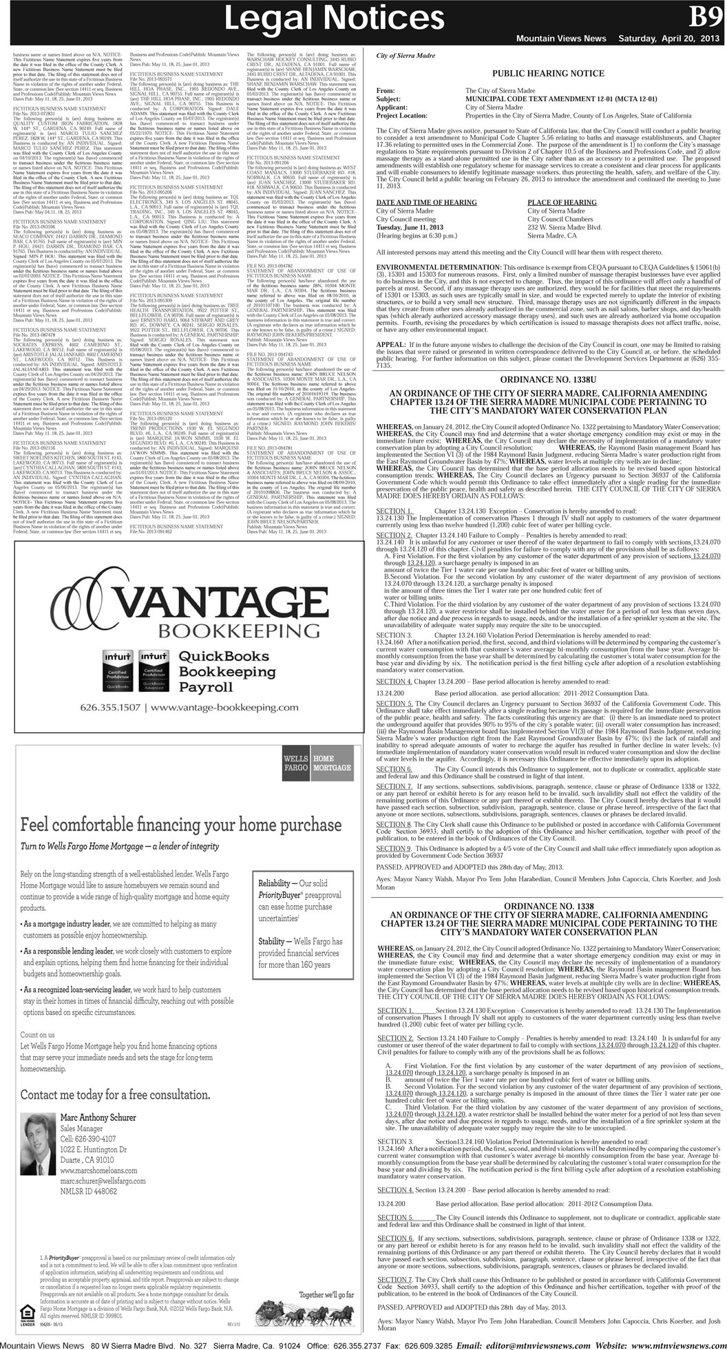 MVNews this week:  Page B:9