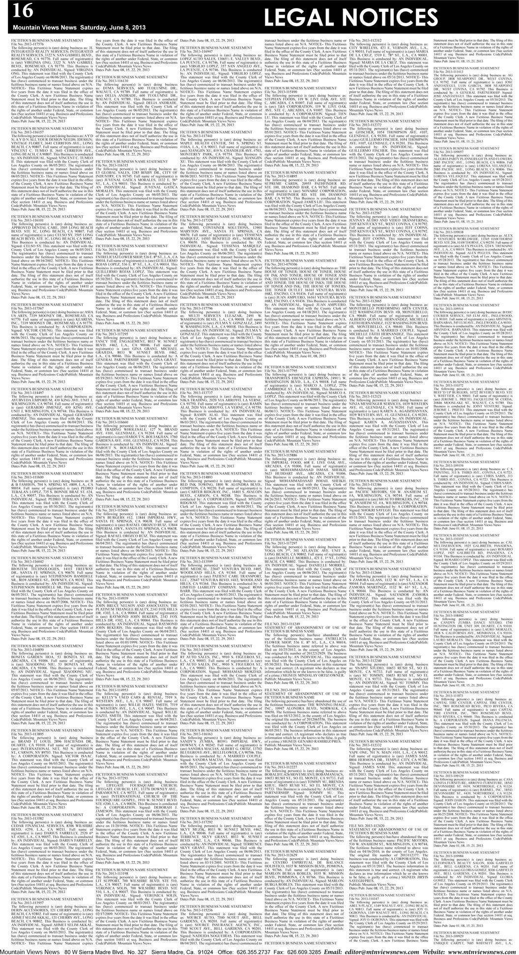 MVNews this week:  Page 16