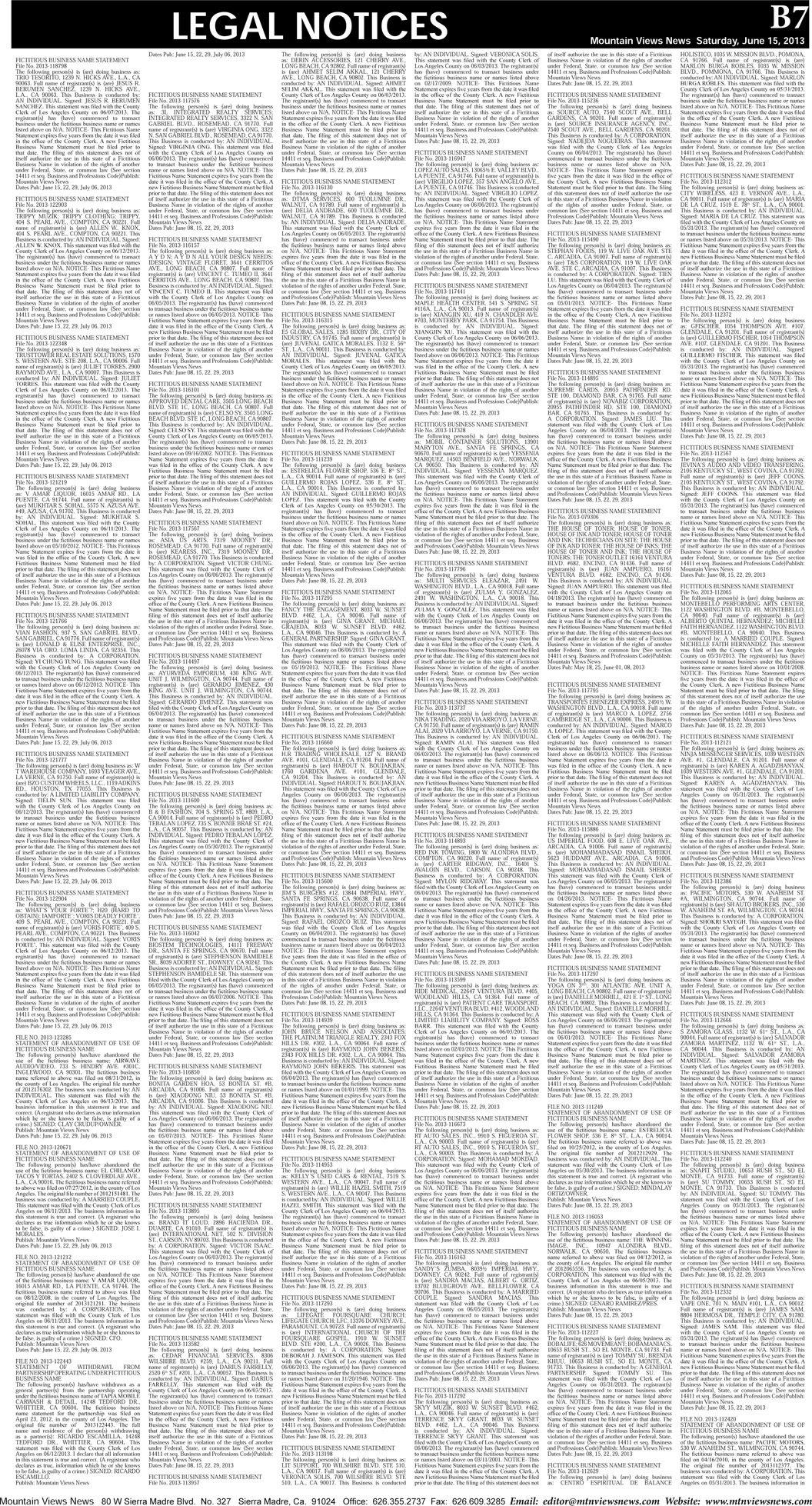 MVNews this week:  Page B:7