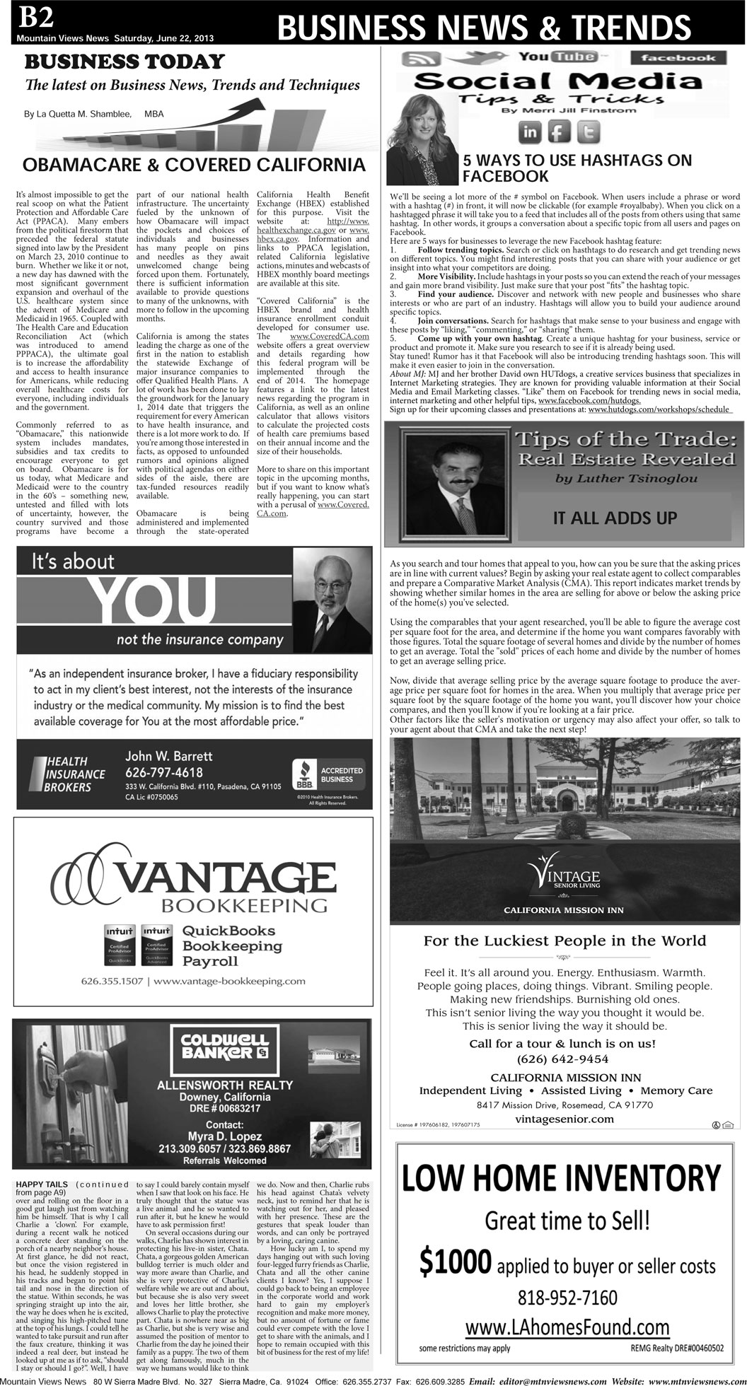 MVNews this week:  Page B:2