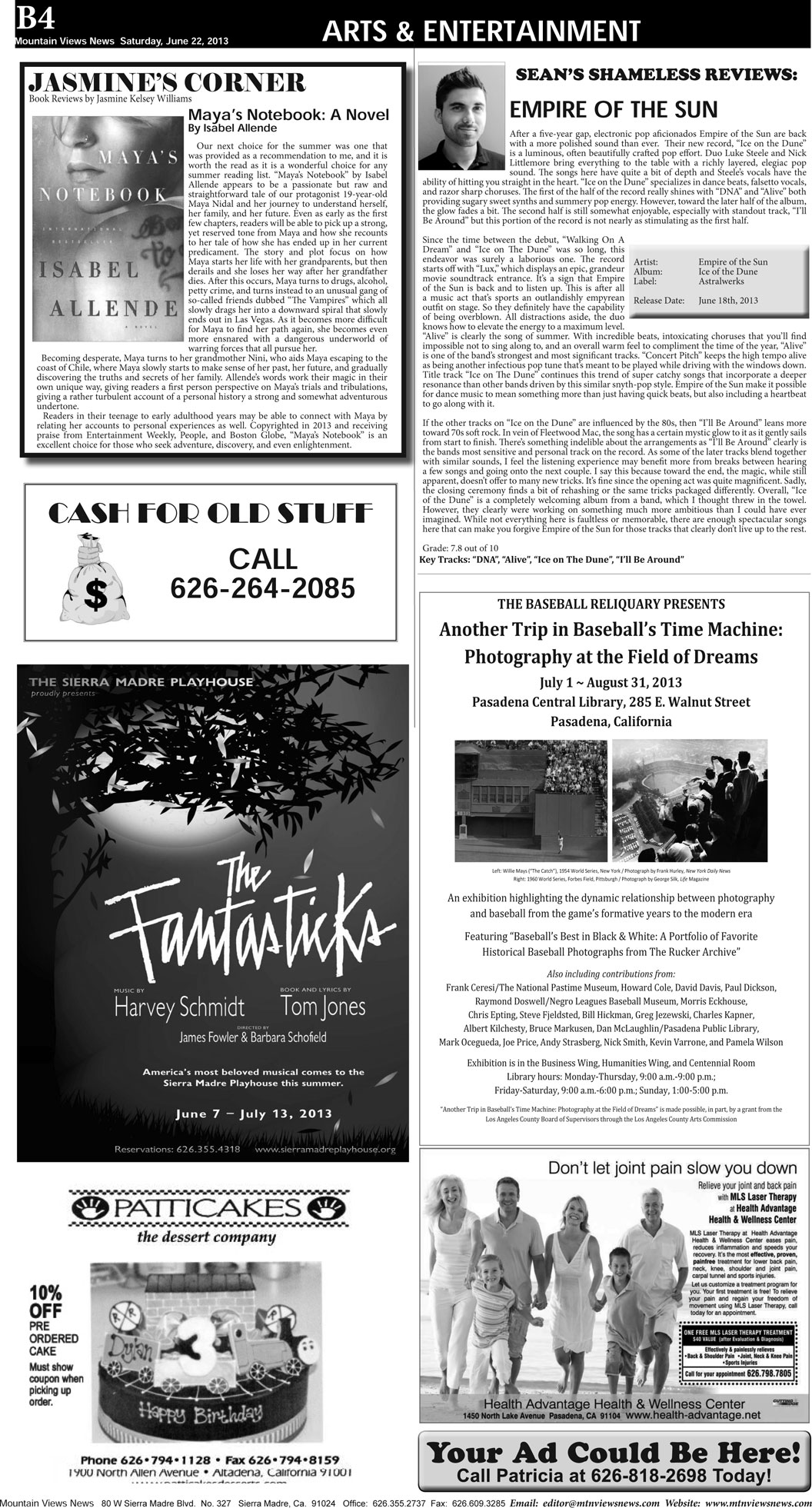 MVNews this week:  Page B:4