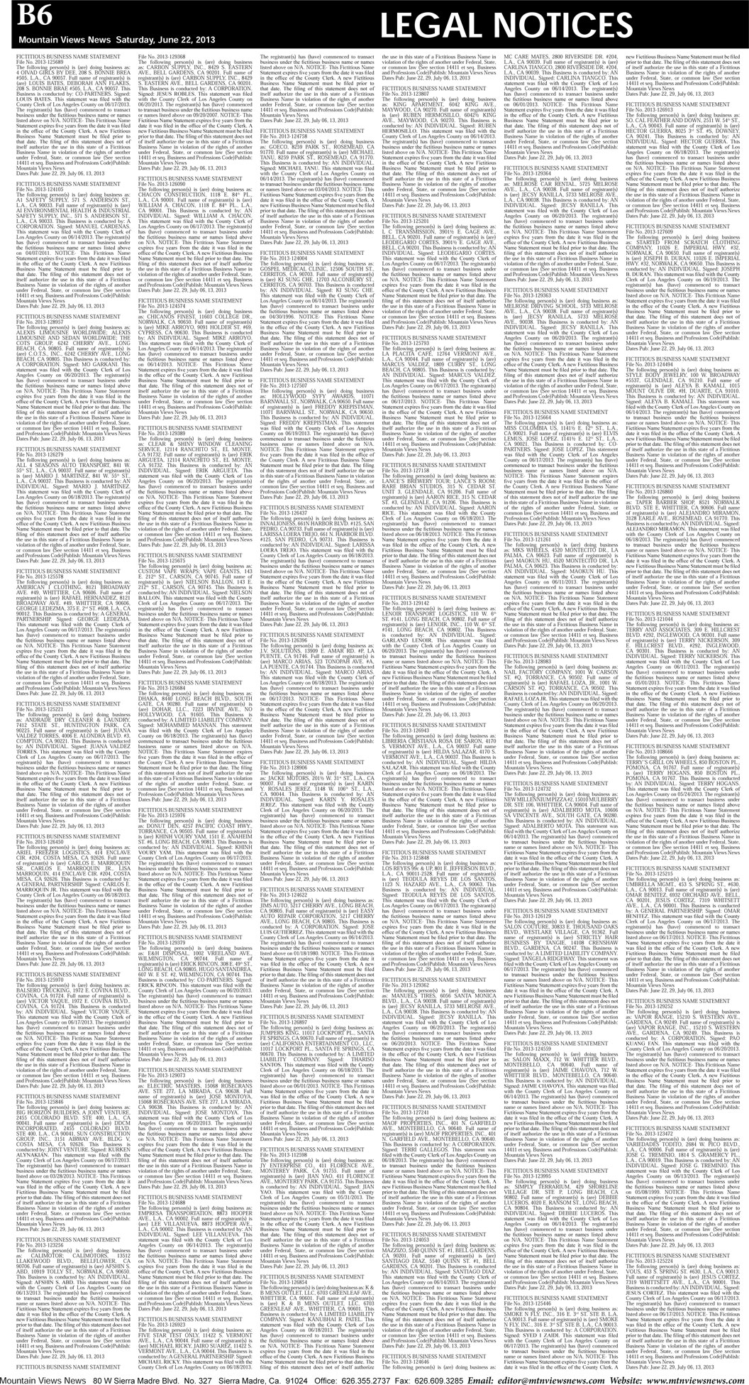 MVNews this week:  Page B:6