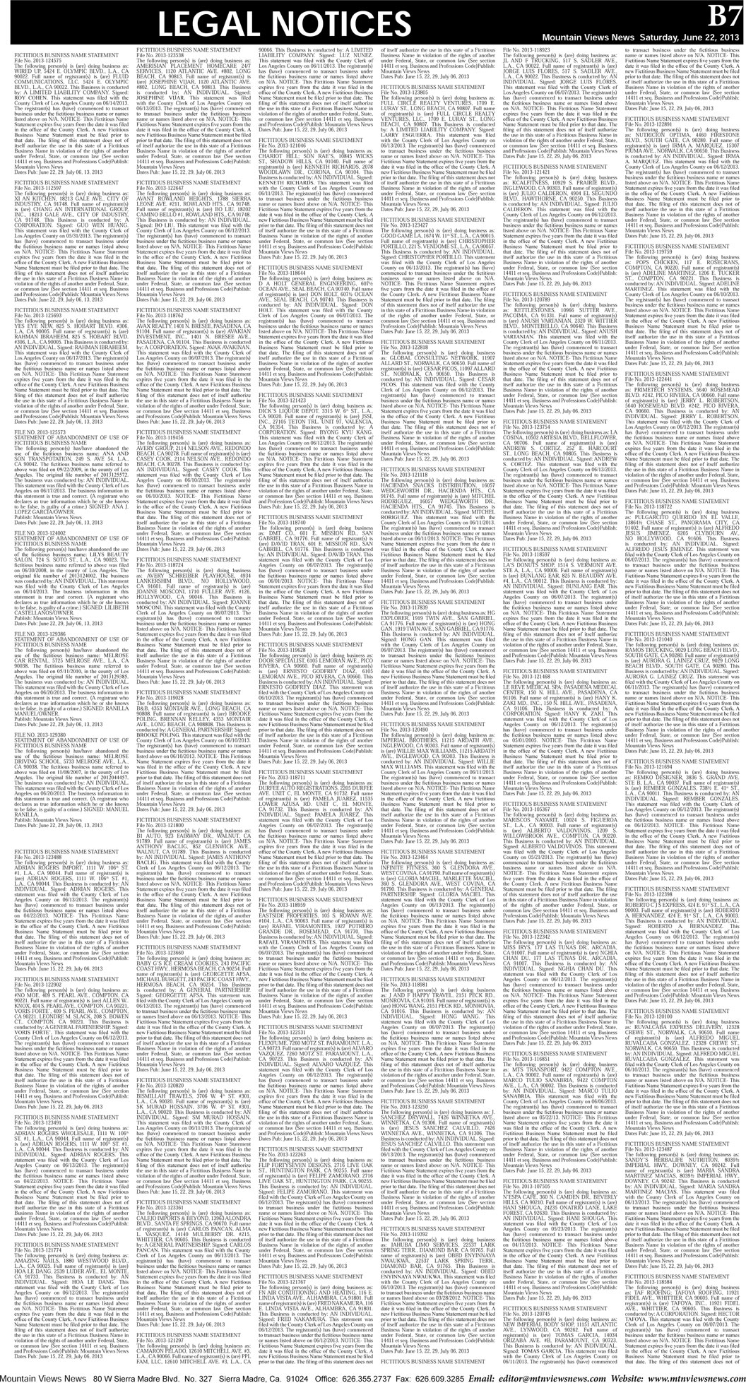 MVNews this week:  Page B:7