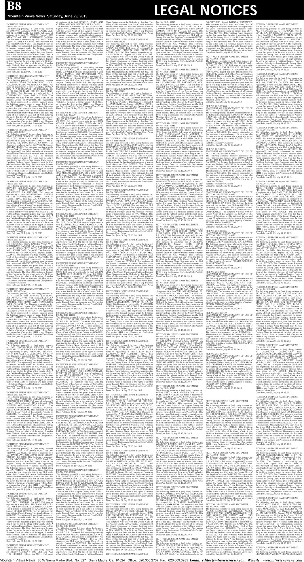 MVNews this week:  Page B:8