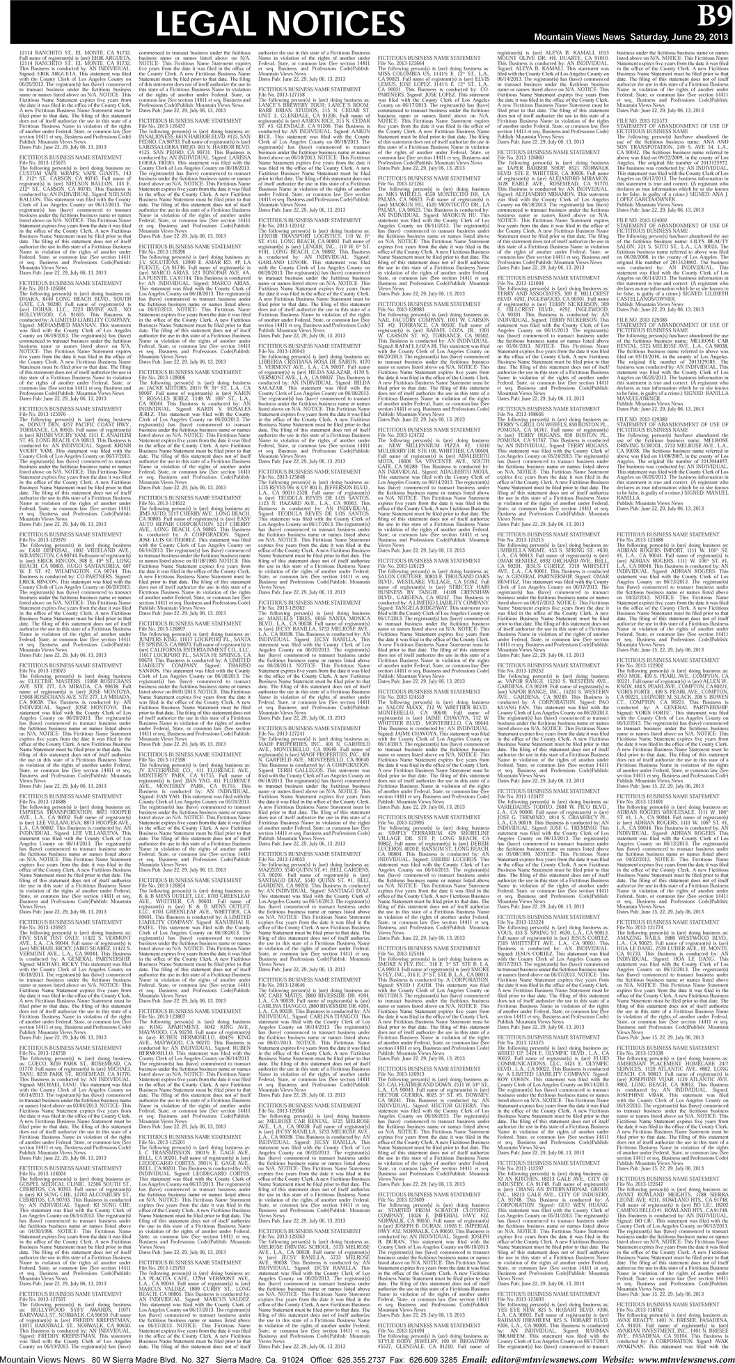 MVNews this week:  Page B:9