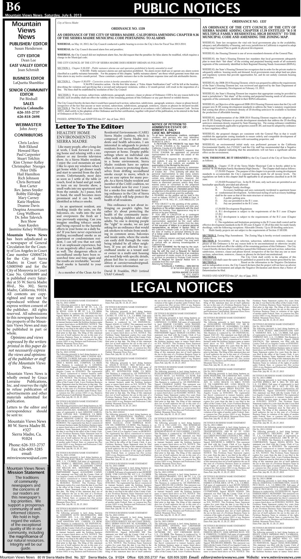 MVNews this week:  Page B:6