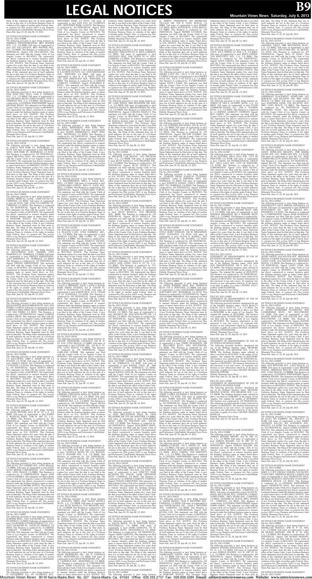 MVNews this week:  Page B:9