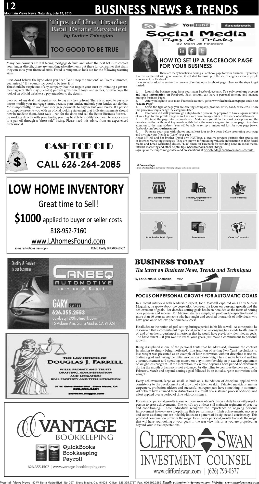 MVNews this week:  Page 12