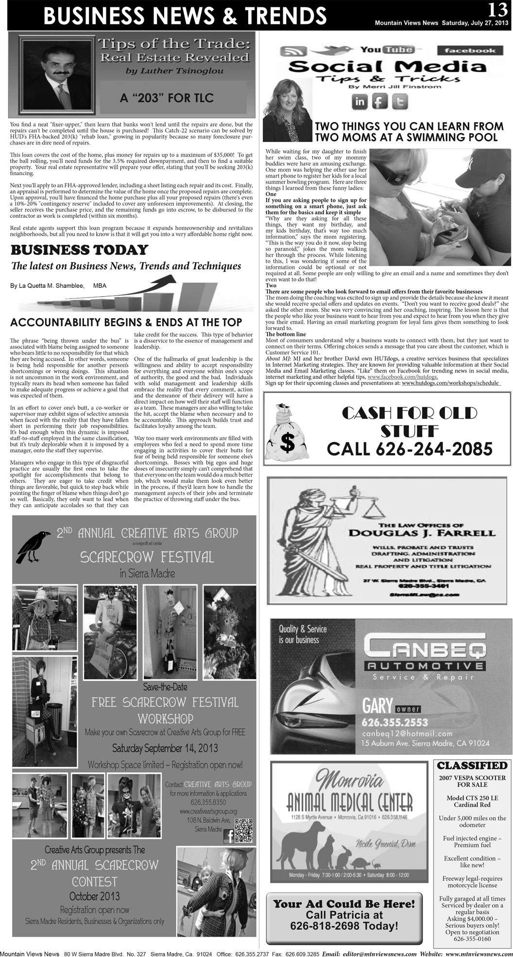 MVNews this week:  Page 13